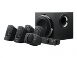 LOGITECH Z906 THX Surround Sound 5.1 Speakers - BLACK - 3.5 MM