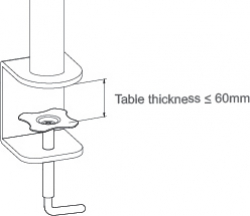 Arctic Стойка за монитор Desk Mount Monitor - Z1 BASIC