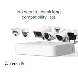 NVR TP-Link VIGI NVR1104H-4P PoE+ Network Video Recorder 4-канален
