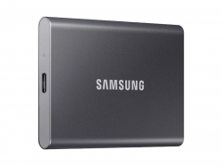 SAMSUNG Portable SSD T7 1TB extern USB 3.2 Gen 2 Titan Grey