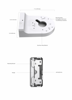 Разклонителна кутия за монтаж на мрежова камера VIGI TP-Link VJB-240                          