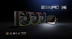 Geometric Future водно охлаждане Water Cooling - Eskimo Junior 36 White - LGA1700/AM5