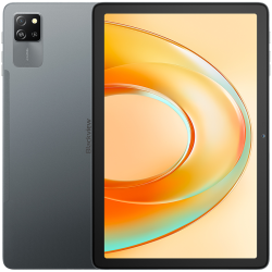 Blackview Tab 60 Pro LTE 8GB/128GB, 10.1-inch HD+ 800x1280 IPS LCD, Octa-core T606 1.6GHz, 5MP Front/8MP Back Camera, Battery 7000mAh, NO Charging USB Type-C, Android 15, SD card slot, Gray