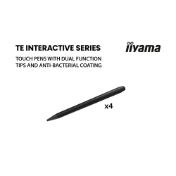Дисплей IIYAMA TE7512MIS-B4AG, 75" VA panel, Google EDLA, AG, UHD 3840x2160, 400cd/m2, 5000:1, 6.5ms, PureTouch-IR, VGA, 2x HDMI, DP, 2x USB-C, RS232c, 2x LAN, 4x USB, HDMI out, IR, Speakers, Octa Core, 8GB, 128GB, Android 14, iiWare 13E, WiFi-6, BT, OPS slot, VESA, Black