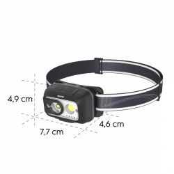 HAMA Фенер Челник/ LED "HL500-C", USB-C, 4 Режима