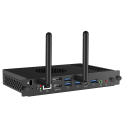 Компютър IIYAMA OPC51204BC-1, Intel Core i5-12450H, TPM 2.0, 8GB DDR4, 256GB M.2, WiFi 6, Bluetooth 5.2, LAN, USB-C, 4x USB, DP Out, HDMI Out, Mic In, Headphone connector, Windows 11 IoT Enterprise, Black