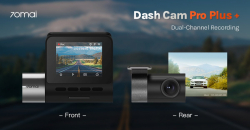 70mai Видеорегистратор Dash Cam Pro Plus+ Set A500S-1, Rear Cam included