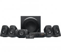 LOGITECH Z906 THX Surround Sound 5.1 Speakers - BLACK - 3.5 MM