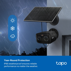 Комплект за охранителна камера със слънчева енергия TP-Link Tapo C401 KIT