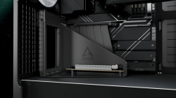 Arctic кутия Case E-ATX - Xtender VG (Black) - PCIe Gen 4 riser included, 5 A-RGB Fans included