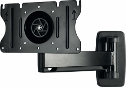 Стойка за стена OMB GYRO 2, 10"- 32", Max 20kg, Min VESA 75, Max VESA 200x100, Distance from wall - from 50mm to 290mm, 90° left/right turn, 90° rotation left/right, 10° down/ 10° up tilt, 360° rotation, Easy Hanging System, Aligning System, Easy Tilt, Черна, product code: 06171