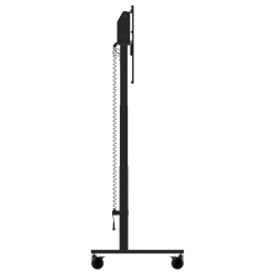 Стойка за под тип количка IIYAMA MD- CAR2031-B1, max. load 120kg (98"), Electric height adjustable 950mm range, center 850- 1800mm, max VESA 800x600, anti-collision, Wired control pad and software control from iiyama iLFD TExx series, Black