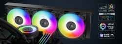 Arctic водно охлаждане Liquid Freezer III Pro 360 A-RGB Black