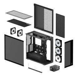 Кутия за компютър Arctic Xtender - Black Mid-Tower