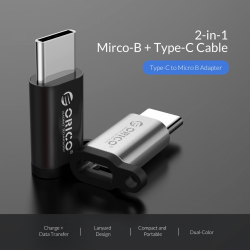 Orico преходник Adapter OTG -  USB Micro B to Type-C - CBT-MT01-SV