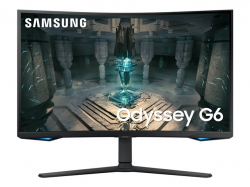 Монитор  LED Samsung LS32BG650EUXEN Odyssey G65B, 32'' WQHD Curved 1000R 16:9 (2560x1440) VA 240Hz, 350 cd/2, 2500:1, HDR600, 1ms (GTG), 178/178, FS Premium Pro, G-Sync Compatible, 2xHDMI 2.1, 1xDP 1.4, 1xUSB 3.0, 1xUSB 2.0, RJ-45, WiFi, BT, Speakers 2x5W, Tilt/Swivel/Pivot/HeightAdj (120mm), VESA 100x100, 2Y