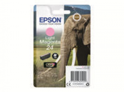 EPSON 1LB 24 ink cartridge light magenta standard capacity 5.1ml 360 pages 1-pack RF-AM blister w/s