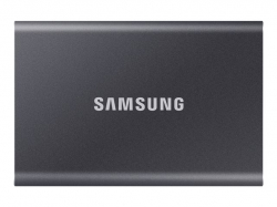 SAMSUNG Portable SSD T7 1TB extern USB 3.2 Gen 2 Titan Grey