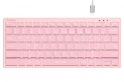 Безжична клавиатура A4TECH FBX51C FSTyler, розово