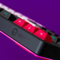 LORGAR Gaming Keyboard KBP70MW Pro Wireless 65% Black EN