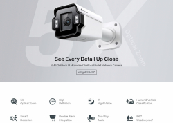 4MP външна IR моторизиранаVarifocal Bullet мрежова камера TP-Link VIGI InSight S345ZI