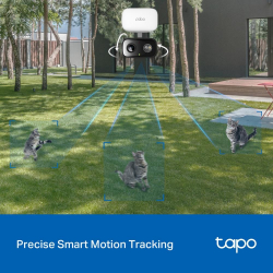 TP LINK Камера за наблюдение Wi-Fi  C206, външна и вътр.употреба, Pan/Tilt, microSD, Water and Dust Resistance