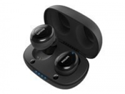 Philips UpBeat Wireless Bluetooth Earphones, Get up to 12 hours of play time with the charging case - Black