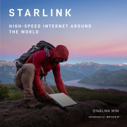 Система за сателитен интернет STARLINK - Mini Kit Бял