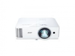 Acer Projector S1286H, DLP, Short Throw, XGA (1024x768), 3500 ANSI Lumens, 20000:1, 3D, HDMI 1.4, VGA, RCA, Audio in, Audio out, VGA out, DC Out (5V/1A, USB-A), Speaker 16W, Bluelight Shield, 3.1kg, 3Y, White