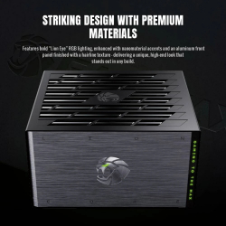 Gamemax захранване PSU ATX 3.1 1000W Platinum, Full Modular - LION CORE 1000P