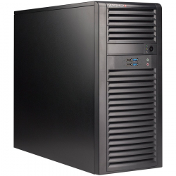 SUPERMICRO CSE-732D4-668B Middle Tower, Extended ATX, 7 slots, USB 2.0, Audio In/Out, USB 3.0, Steel, PSU 668W, Black                          