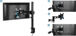 Arctic Стойка за монитор Desk Mount Monitor - Z1 BASIC