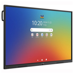 Дисплей ViewSonic IFP6535-1-1C, 65 inch, TFT panel, Google EDLA, Ultra Fine touch, 9H, AG, UHD 3840x2160, 450cd/m2, 5000:1, 6.5ms, Octa-Core, 8GB, 128GB, Android 16, VGA, 3x HDMI, DP, RS232, LAN, USB-C, USB, HDMI out, Speakers, OPS slot, VESA, Black                          