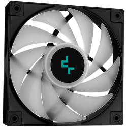 DeepCool LE520, 240mm CPU Liquid Cooler, 2x120mm ARGB PWM Fans, Anti-Leak Technology, ARGB Pump Top, Black, LGA 1700/1200/115x, AMD AM5/AM4, 3Y, R-LE520-BKAMMN-G-1