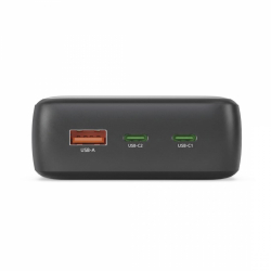 HAMA Външна батерия "PD27-W65", 27000 mAh, Изходи: 2xUSB-C, USB-A, Бързо зареждане