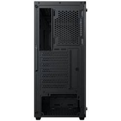 Hero II Air 3F Black EN41655, ATX/M-ATX/MINI ITX, USB3.0 X1, USB2.0 X2, HD AUDIO, Front Meshed Grill & Left TG, 3PCS Z20F Fixed LED Fan