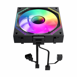 Gamemax Комплект вентилатори Fan Pack 3-in-1 3x120mm - FN12A-S3I Black, Daisy-Chain, Addressable RGB