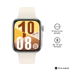 Смартчасовник Huawei Watch Fit 4, Seiya-B19F, White