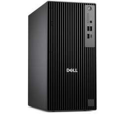 Настолен Компютър Dell Pro Tower Plus QBT1250, Intel Core Ultra 7 265 (13 TOPS NPU, 20 cores, up to 5.3GHz), 16GB: 1 x 16GB, DDR5, up to 5600 MT/s, 512GB SSD, Integrated Graphics, 8x DVD+/-RW, Keyboard&Mouse, 260W, Ubuntu, 3Y PS                          