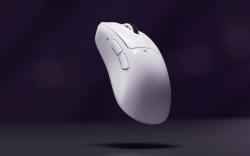 Pulsar професионална геймърска мишка Wireless Gaming Mouse Xlite v4 Size3 White - 1K (8K compatible)