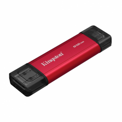 Флаш памет Kingston Dual USB-A/C Portable SSD 512GB - Black/Red