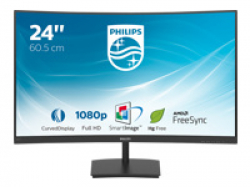 Монитор PHILIPS 241E1SC 23.6inch VA Curved 1500R 1920x1080 75Hz 4ms