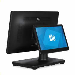 Тъч компютър EloPOS EPS22H5-2UWA-1-MT-8G-1S-W1-64-BK 22" touch FullHD  p/n E937720 1920x1080 Core i5, 8GB RAM, 128SSD, Projected Capacitive 10-touch, Zero-Bezel, Antiglare, Black, with I/O Hub Stand, USB-C, Windows 10