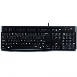 LOGITECH Corded  Keyboard K120 - Business EMEA - Bulgarian layout - BLACK