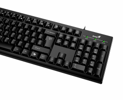 Genius клавиатура кирилизирана Smart Keyboard KB-100 Black - AI, BG Layout, USB