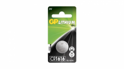 Литиева бутонна батерия GP CR 1616 3V 1 бр. в блистер /цена за 1 бр./  GP                          