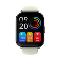 Смартчасовник HiFuture Zone2 Silver, 1.96", 240?286, Bluetooth Call, IP68 Waterproof, 24/7 True Heart Rate & Blood Oxygen Sensor, Up to 7 days daily use, 100+ Sports Mode                          