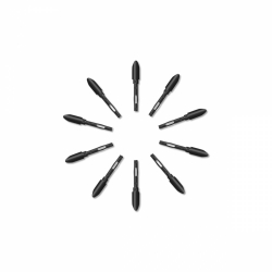 Резервни накрайници HUION PN04, 10 бр. за писалки PW100/PW201