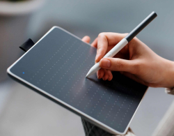 Графичен дисплей таблет Wacom One Pen tablet Small, Bluetooth 5.1, Бял                          