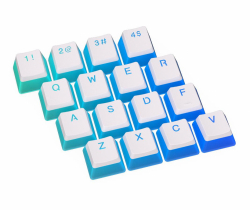 Капачки за механична клавиатура ENDORFY - 104 бр PBT, US Layout, Onyx White